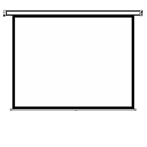 VIEWSCREEN Antis 16:9 200" 443*249 MW knob