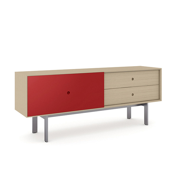 AVComfort, BDI Margo 5229 Drift Oak / Cayenne