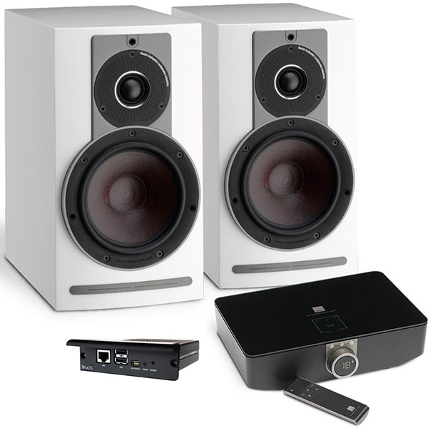 DALI Rubicon 2 C White High Gloss Lacquer + Sound Hub + BluOs Module