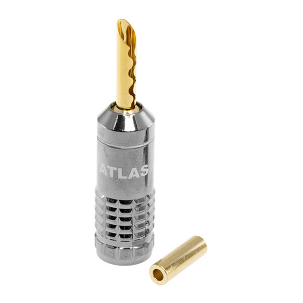 Atlas Cables Metal Z plug Screw White