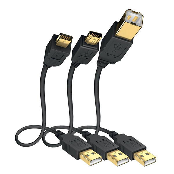 INAKUSTIK Premium High Speed USB Micro 2.0 1,0 m