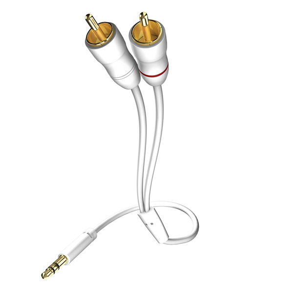 INAKUSTIK Star MP3 Audio, 3.5 - 2 RCA, 7.5 m