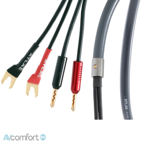 Atlas Cables Ailsa Achromatic Speaker Spade, 3.0 m