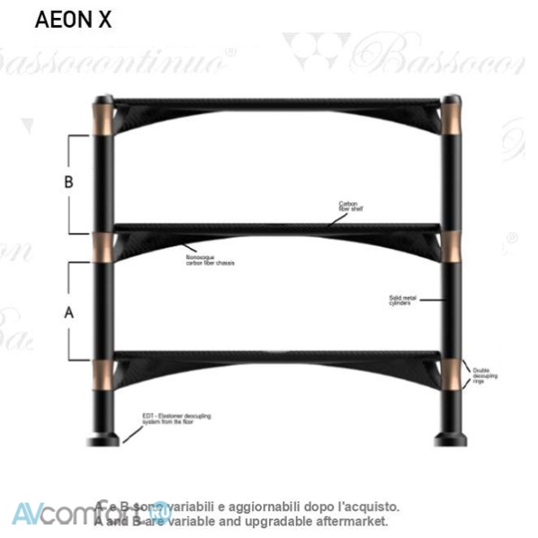BASSOCONTINUO Aeon X Racing (300 mm) Black/Bronze