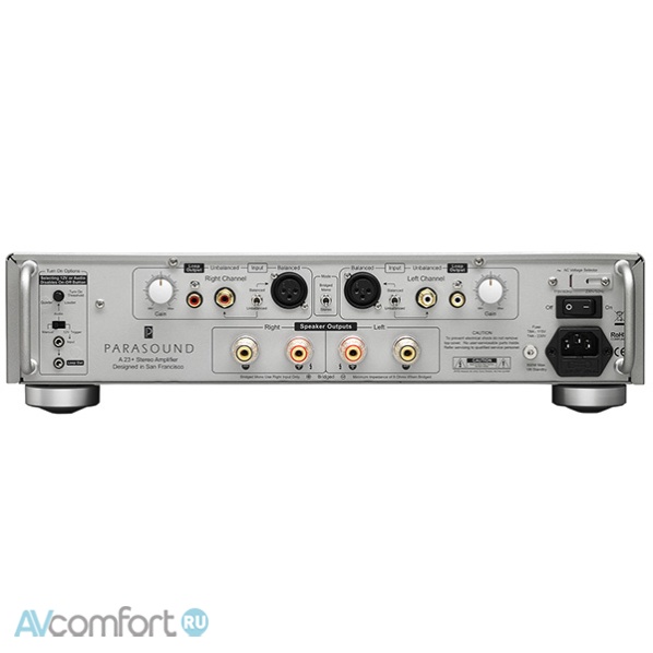 Parasound A23+ Silver