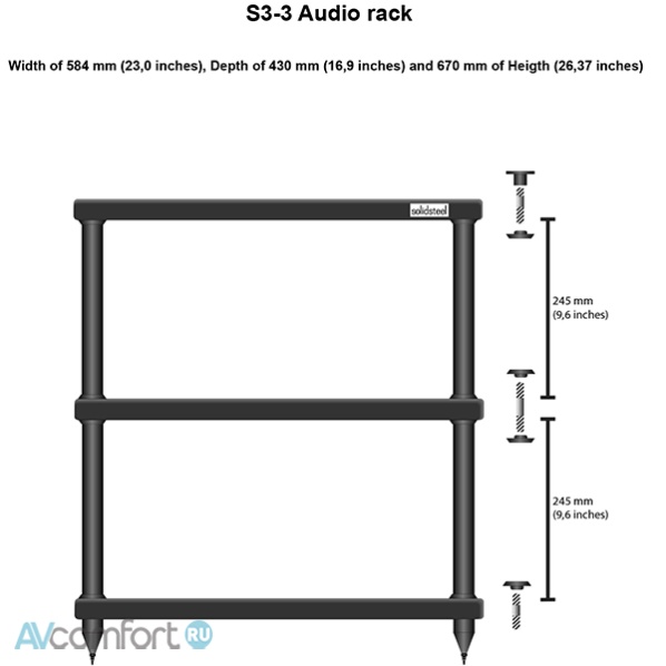 Solidsteel S 3-3 Black