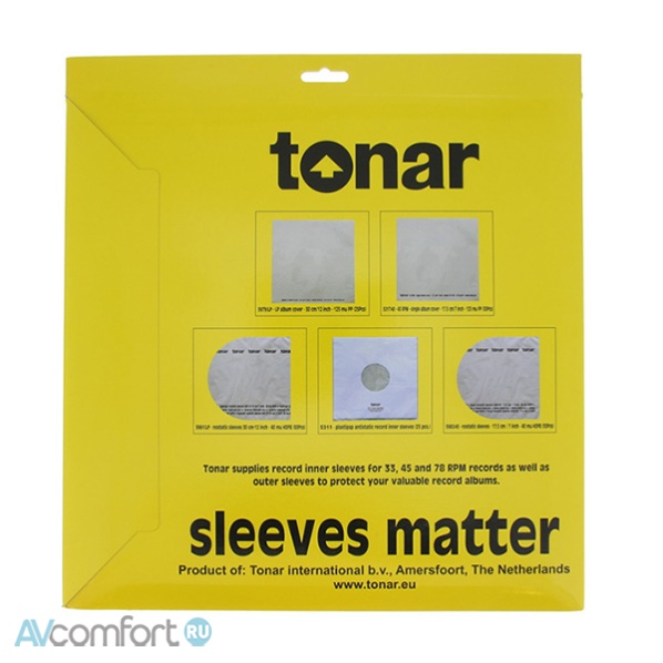 Tonar Anti-Static Record Sleeves (5979)