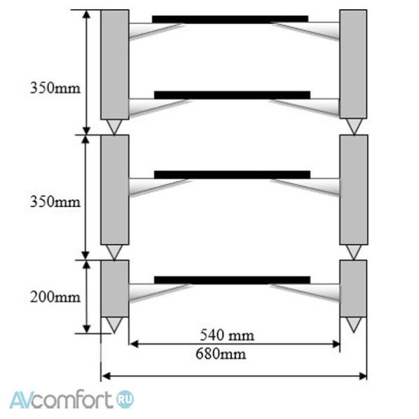 Solid Tech Hybryd 4 (200x350x350mm) Black/Black