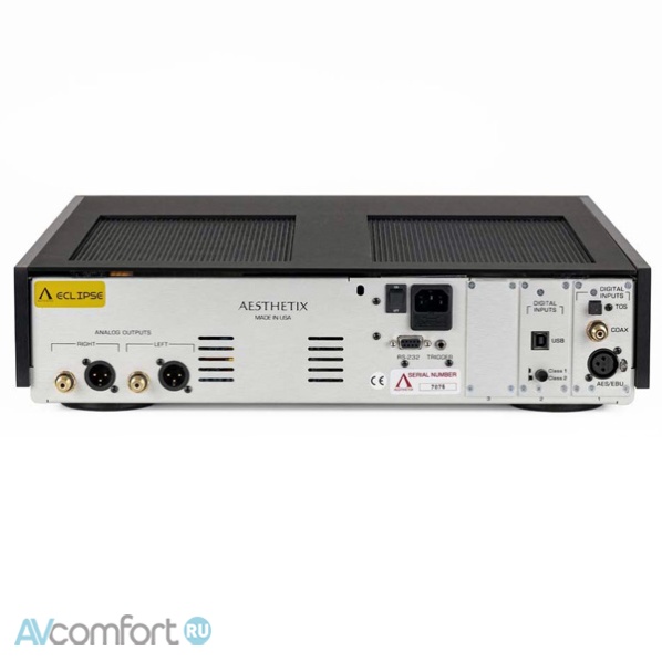 Aesthetix Romulus CD Player / USB DAC Eclipse MK II Silver