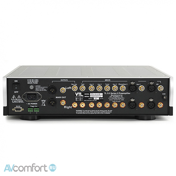 VTL TL-5.5 Series II Phono Black
