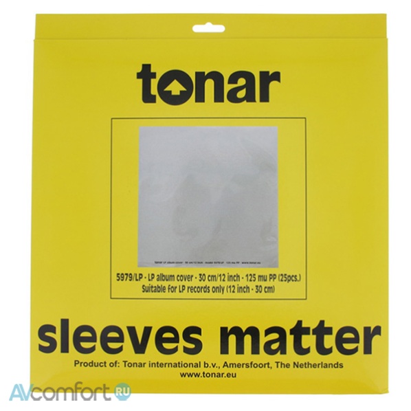 Tonar Anti-Static Record Sleeves (5979)