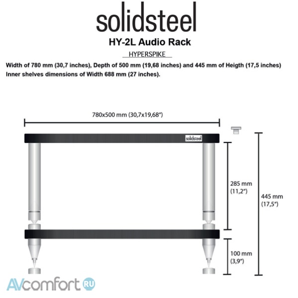 Solidsteel HY-2L Black