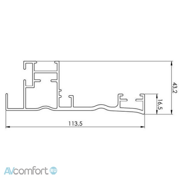 Kauber Frame CLR 99&quot; 219x123 ALR
