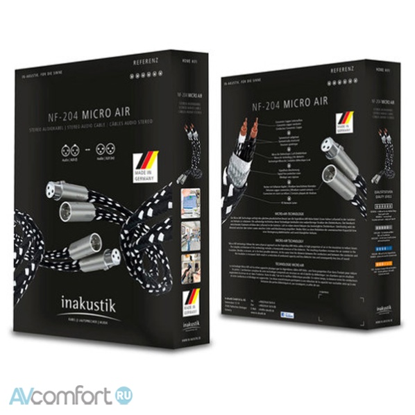 Inakustik Referenz NF-204 Micro AIR, XLR, 0,75 m