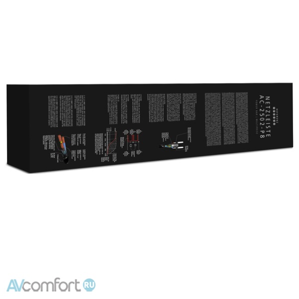 Inakustik Referenz Power Bar AC-2502-P8 3x2,5mm, 1.5 m