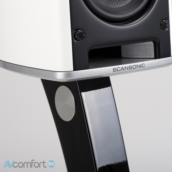 Scansonic HD Speaker Stand Single Matt White