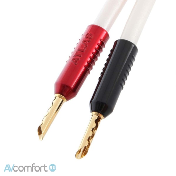 Atlas Cables Achromatic Gold Z Plug Screw Red