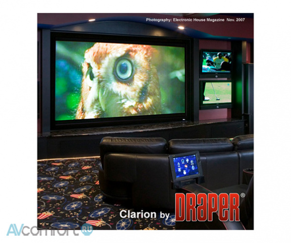 DRAPER Clarion 313/123" 165x264 XH600V (10:16)