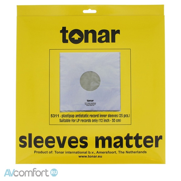 Tonar Anti-Static Record Sleeves (5311)