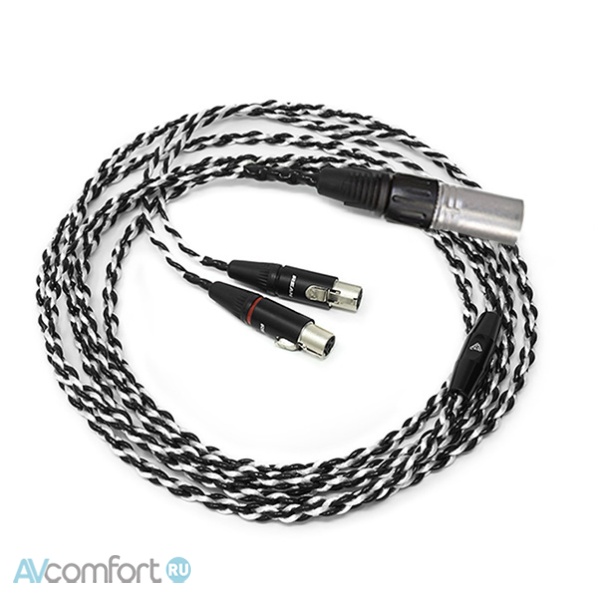 AVComfort, Audeze Black-Sliver Headphone cable 4pin XLR