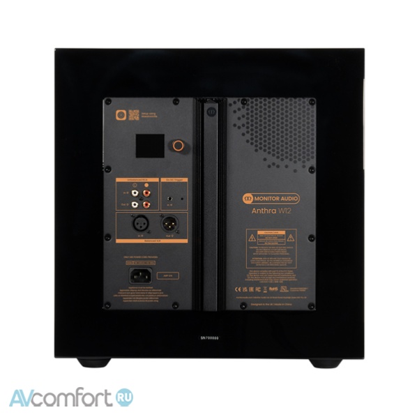 Monitor Audio Anthra W12 Black Gloss