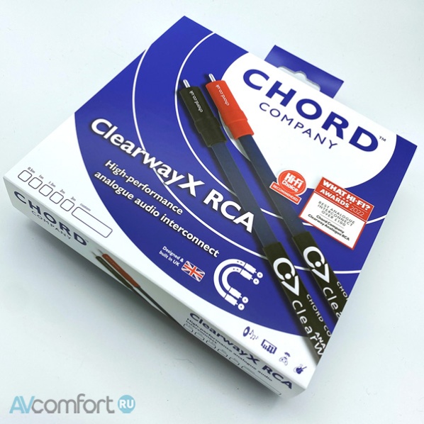 Chord Company Clearway X Analogue RCA 0.5 m