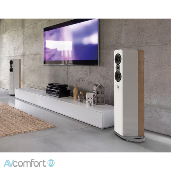 Q Acoustics Concept 500 (QA2820) Gloss White & Oak