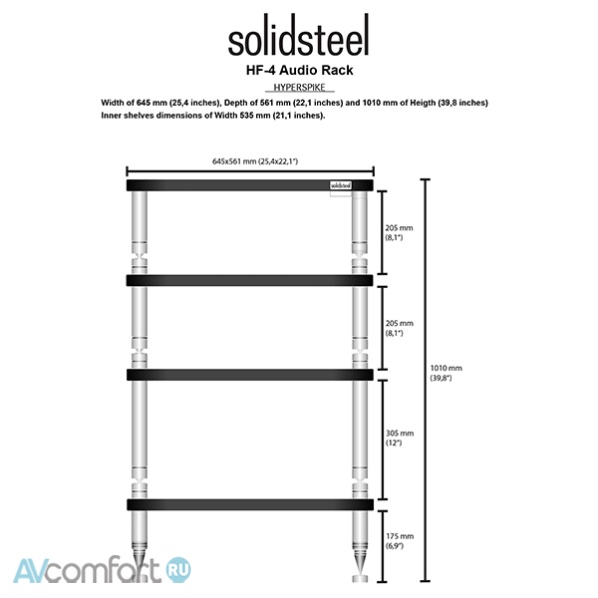 Solidsteel HF 4 Black Matte
