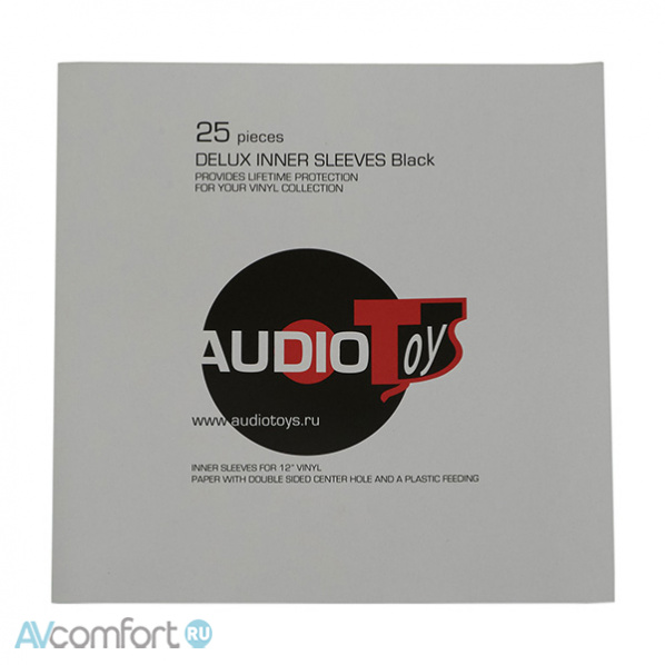AudioToys Delux Sleeves Black 25 шт
