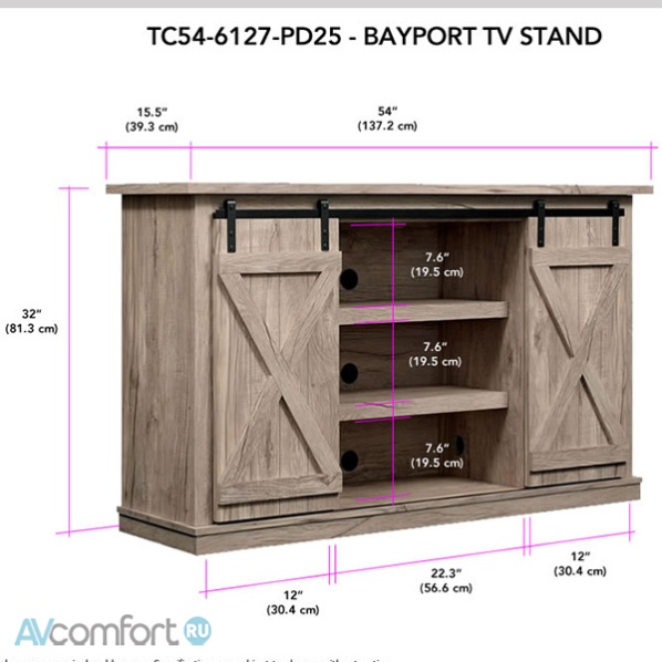 Bell'O TC 54-6127-PD25 Ashland Pine