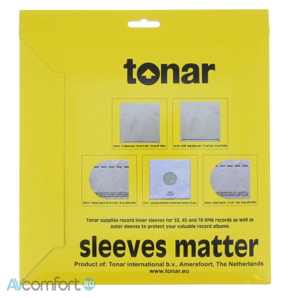 Tonar Anti-Static Record Sleeves (5983)