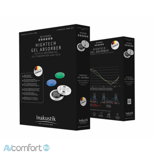 Inakustik Referenz High Tech Gel Absorber, 4 pcs, Steel (00719220)