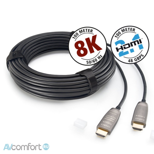 AVComfort, Inakustik Profi HDMI 2.1 Optical Fiber Cable 8K 48Gbps, 15 m