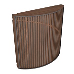 Vicoustic Cinema Round Ultra Fuser Dark Walnut