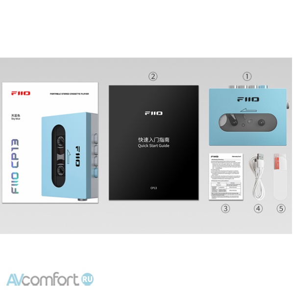 FiiO CP13 (F3281C) Black White