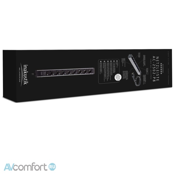 Inakustik Referenz Power Bar AC-2502-P8 3x2,5mm, 3 m