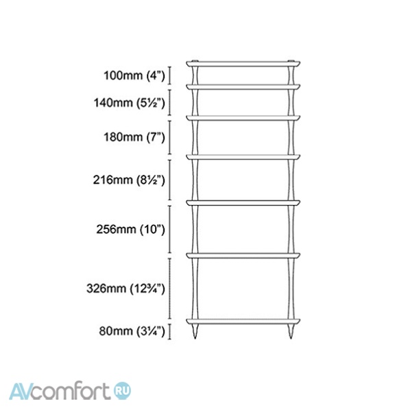Quadraspire Columns SV32 Silver