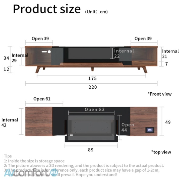 Hisense Cabinet 100 S5-WT2 Walnut