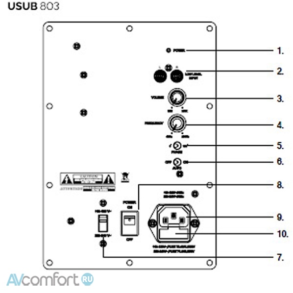 Morel USUB 803 Black