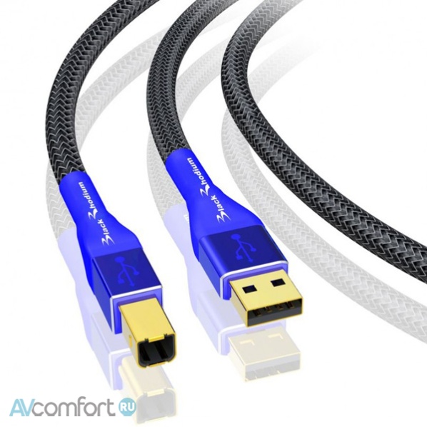 Black Rhodium Wave USB A-B 2,0 м