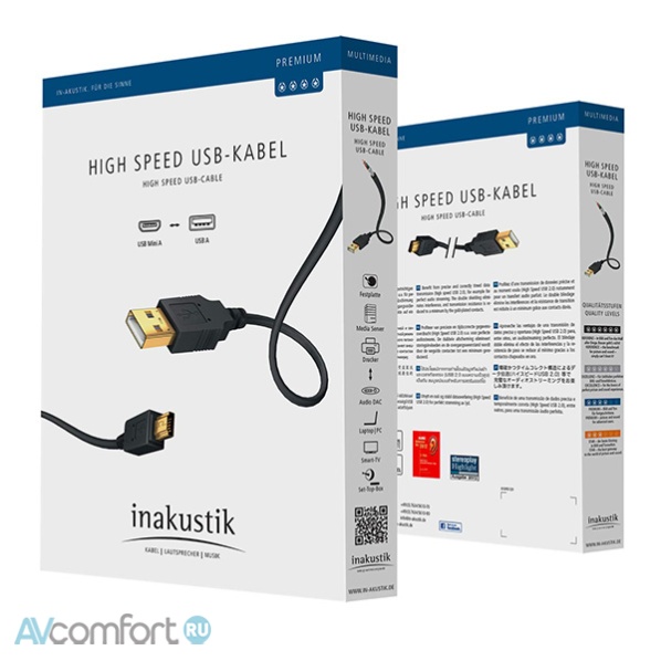 Inakustik Premium High Speed USB 2.0 5,0 m