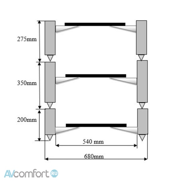 Solid Tech Hybryd 3 (200х275х350mm) Black/Concrete