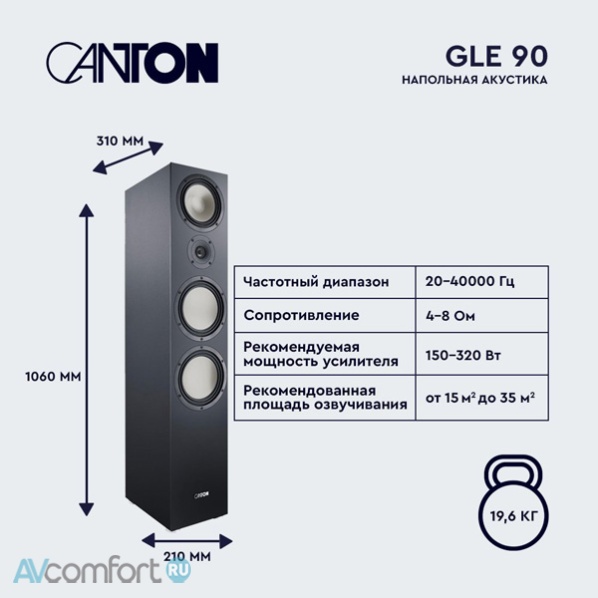 Canton Smart Cinema GLE I.20 Black