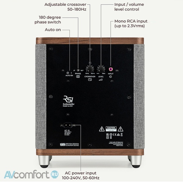 Ruark Audio RS1 Sub Rich Walnut