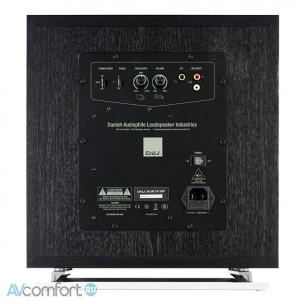 DALI SUB E-12 F Black Satin