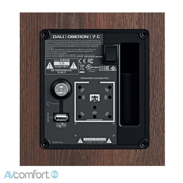 DALI Oberon 1C + Sound Hub Compact Light Oak