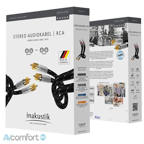 Inakustik Excellence Audio Cable RCA 1,5 m