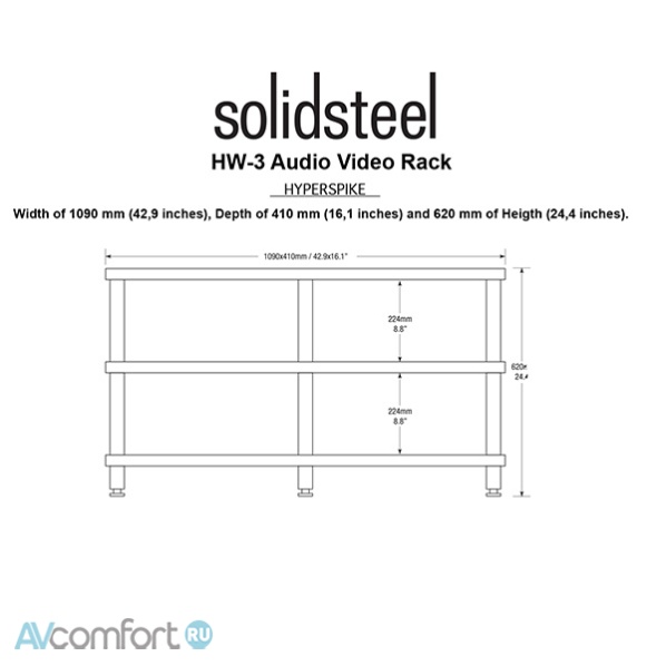 Solidsteel HW 3 Black Matte
