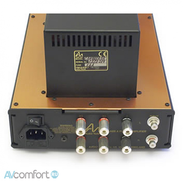 AUDIO NOTE Conqueror Silver Black