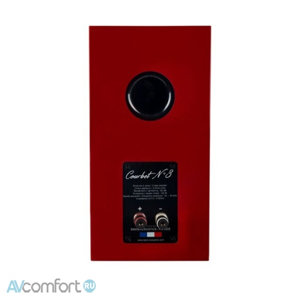 Davis Acoustics Courbet 3 Red Gloss